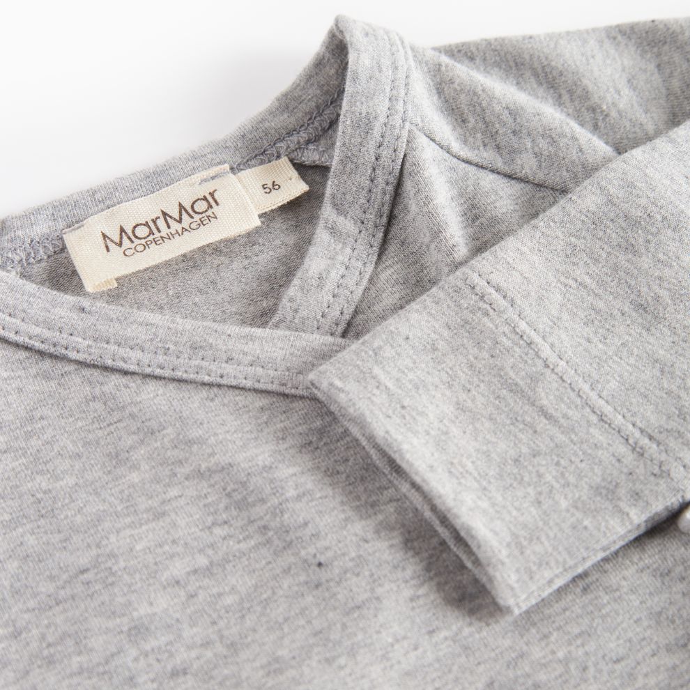 Boxpakje met voetjes - Rubetta - Biologisch katoen en Modal - Light grey - MarMar Copenhagen