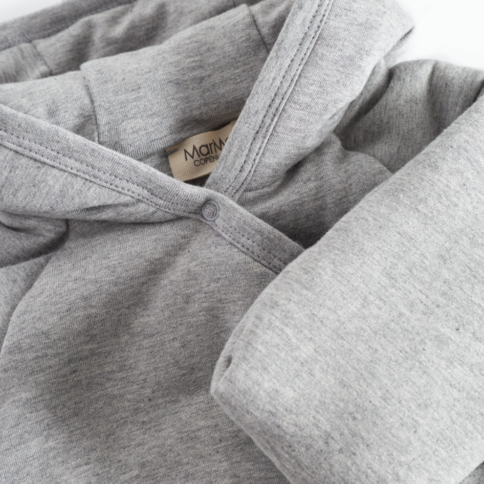 Baby Jumpsuit - Rex Modal - Biologisch katoen en Modal - Light grey - MarMar Copenhagen