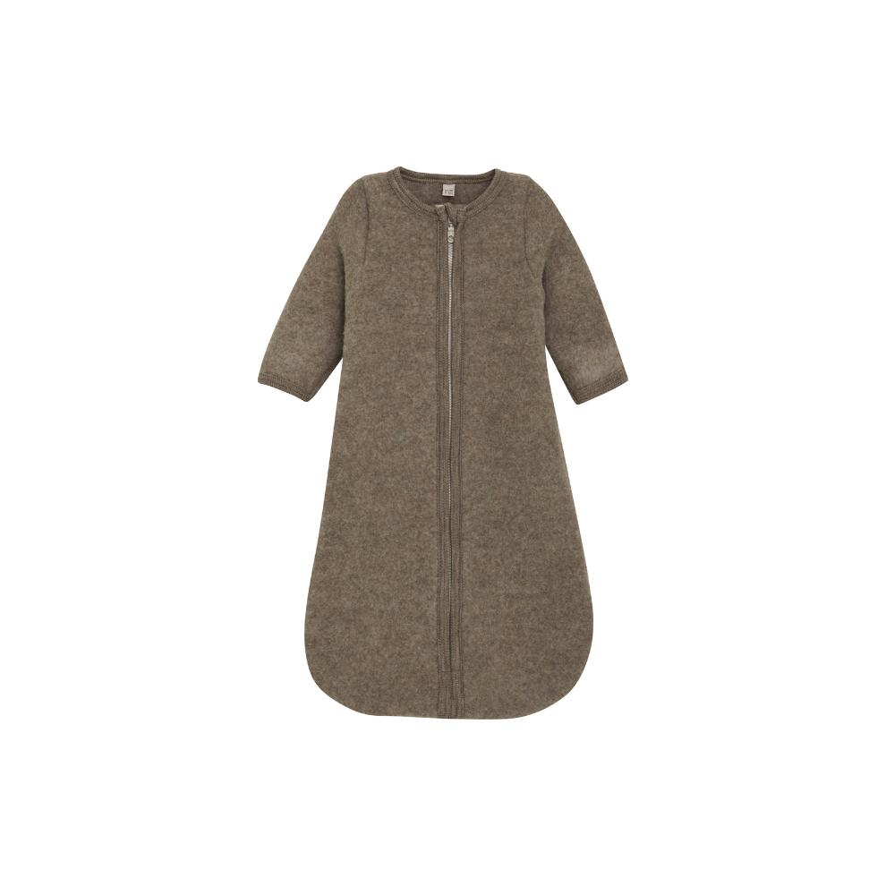 Slaapzak merino wol - Wool fleece - Bruin - Huttelihut