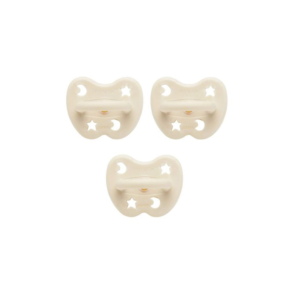 Speentjes set - Natuur rubber - 0+ maanden - Hevea - met witte achtergrond