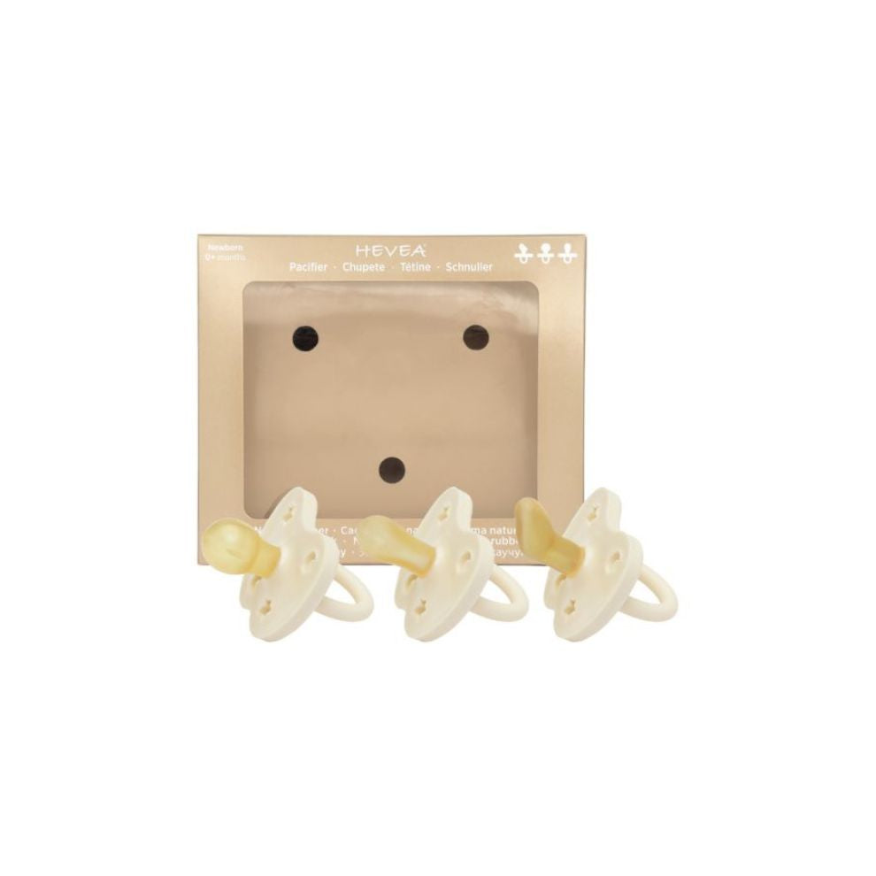Speentjes set - Natuur rubber - 0+ maanden - Hevea - uit het doosje