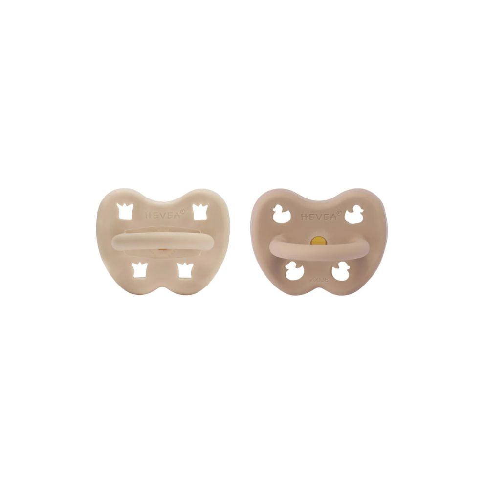 Speentjes - Natuurrubber - 3-36 maanden - 2 pack - Round - Hevea