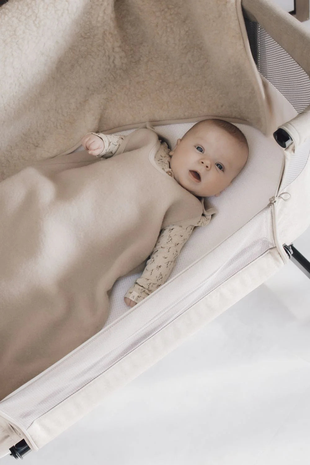 Wollen slaapzak zonder mouwen - Merino wol - Alwero bedje