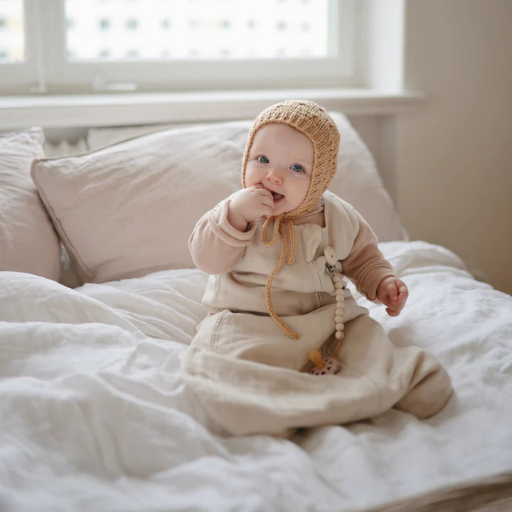 Mushie - Organic cotton sleeping bag - Slaapzak - Fog