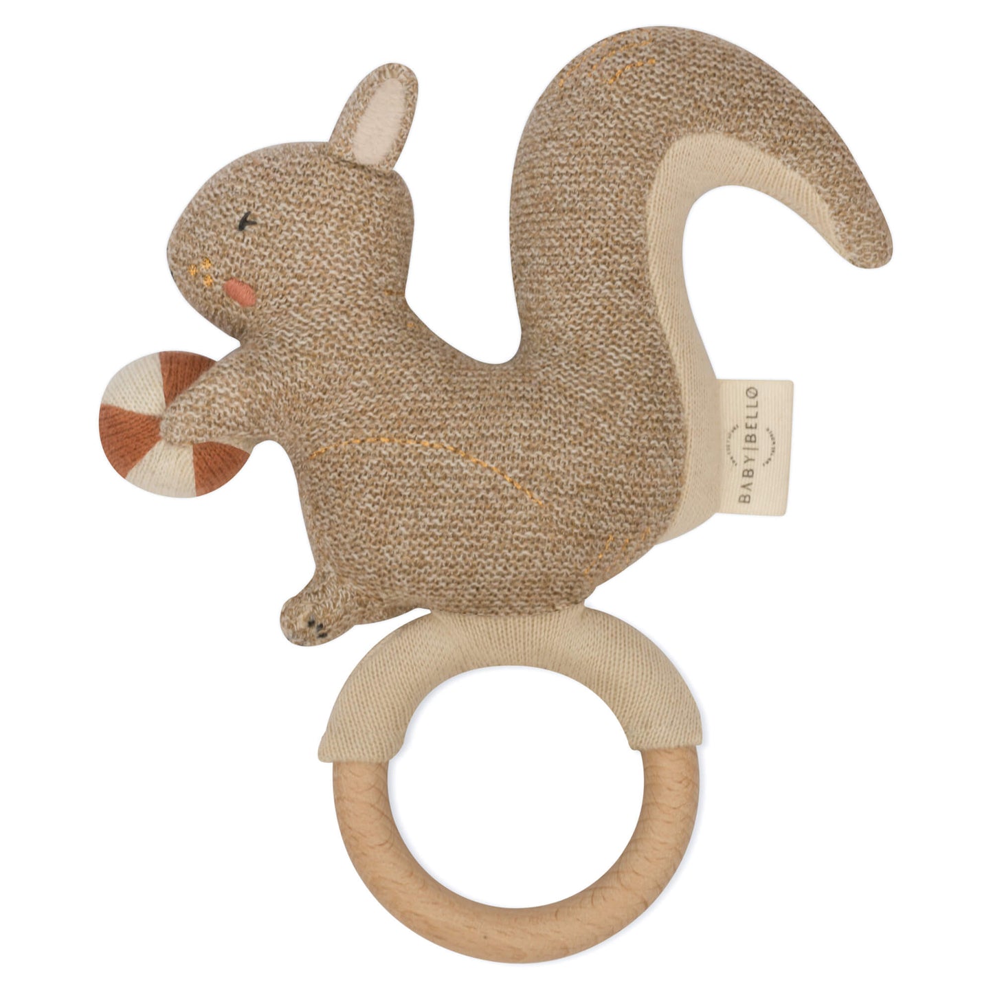 Baby Bello - Rammelaar Sandy - 100% biologisch katoen - productfoto
