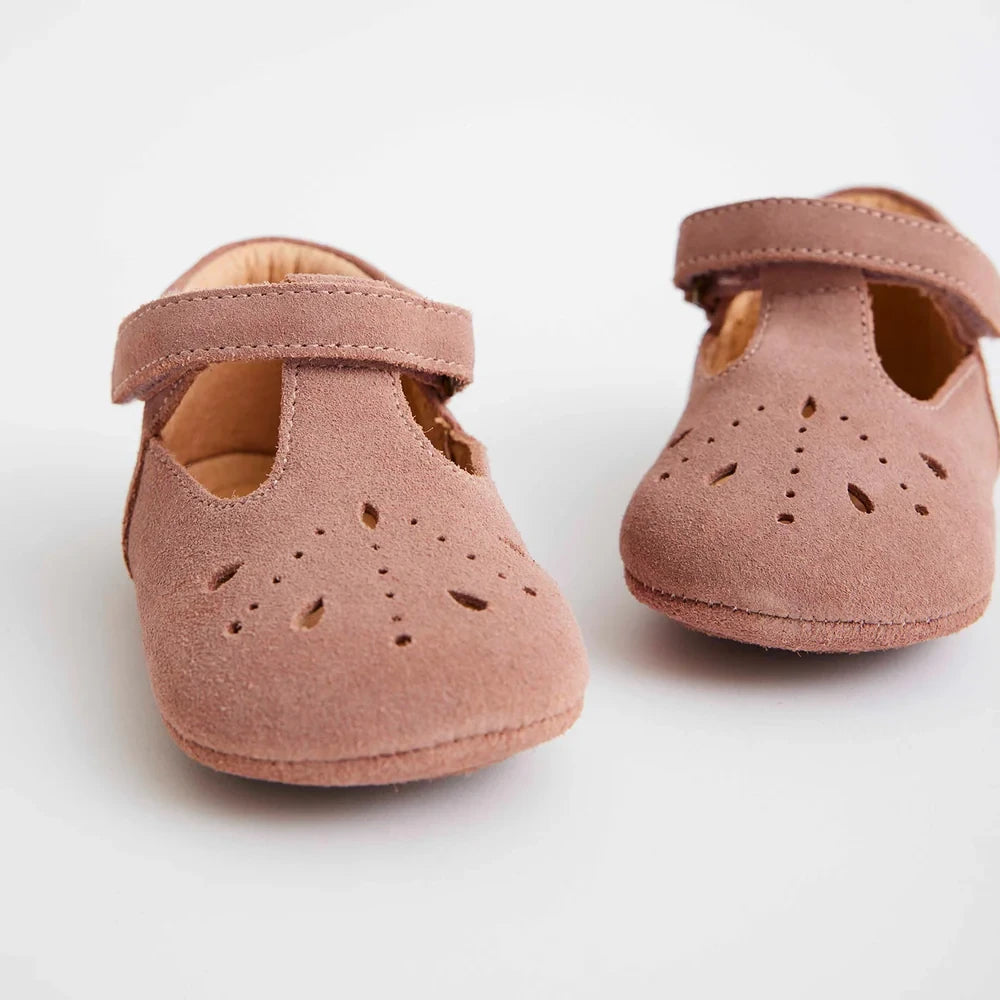 Bisgaard - Bloom Rose - kinderschoen - 100% leer - vooraanzicht