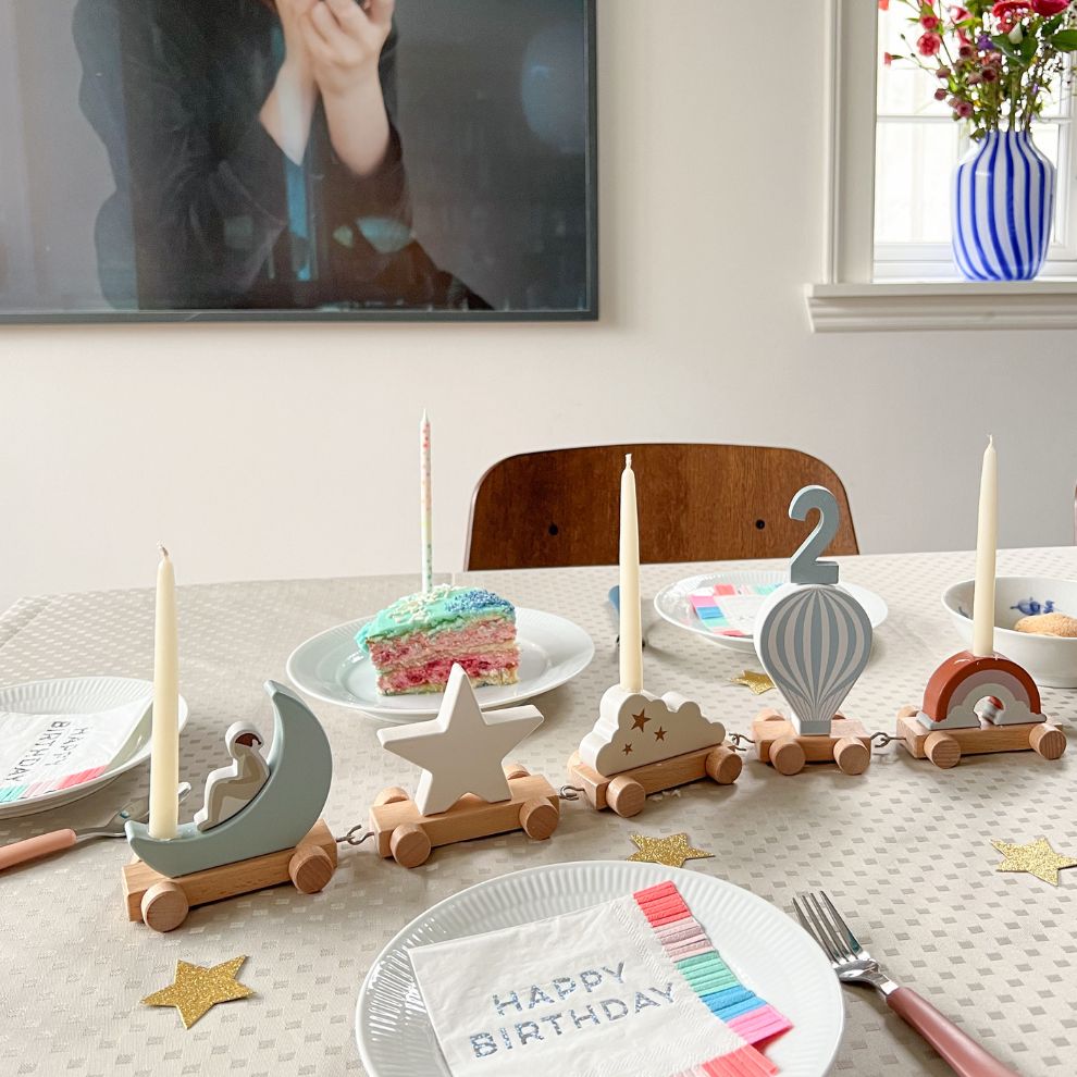 Verjaardagstrein - Birthday Train - FSC 100% - Dreamland - CamCam Copenhagen cake