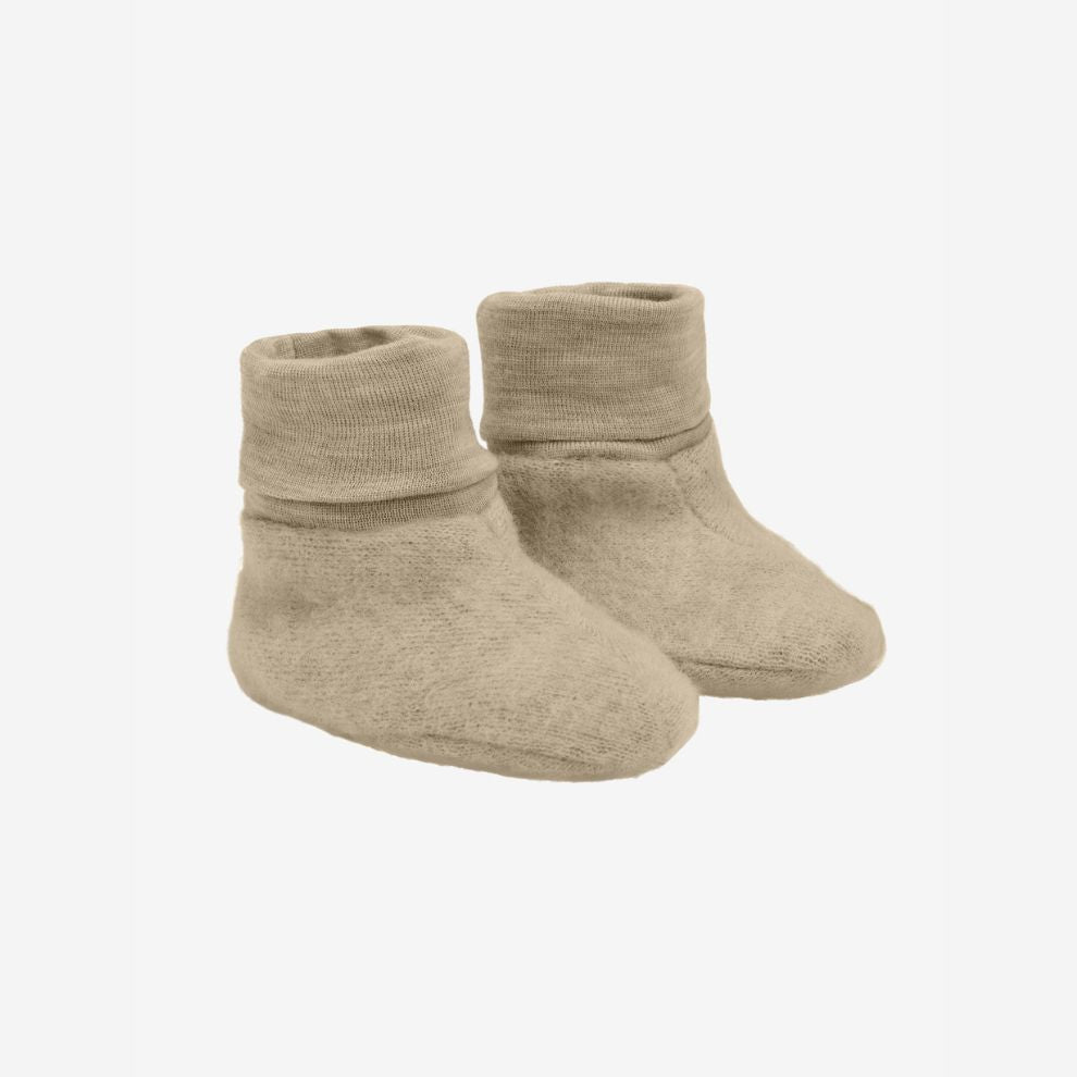 Slofjes Soft wool - Merino wol - Savannah Tan/beige - CeLaVi voor