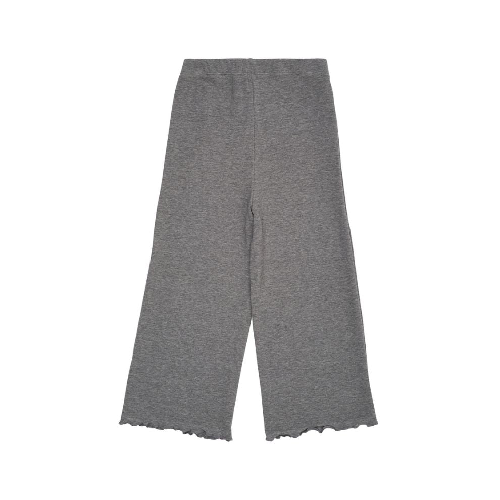 Modal rib broek - Wide fit - Modal katoen - Grijs - Copenhagen Colors voorkant