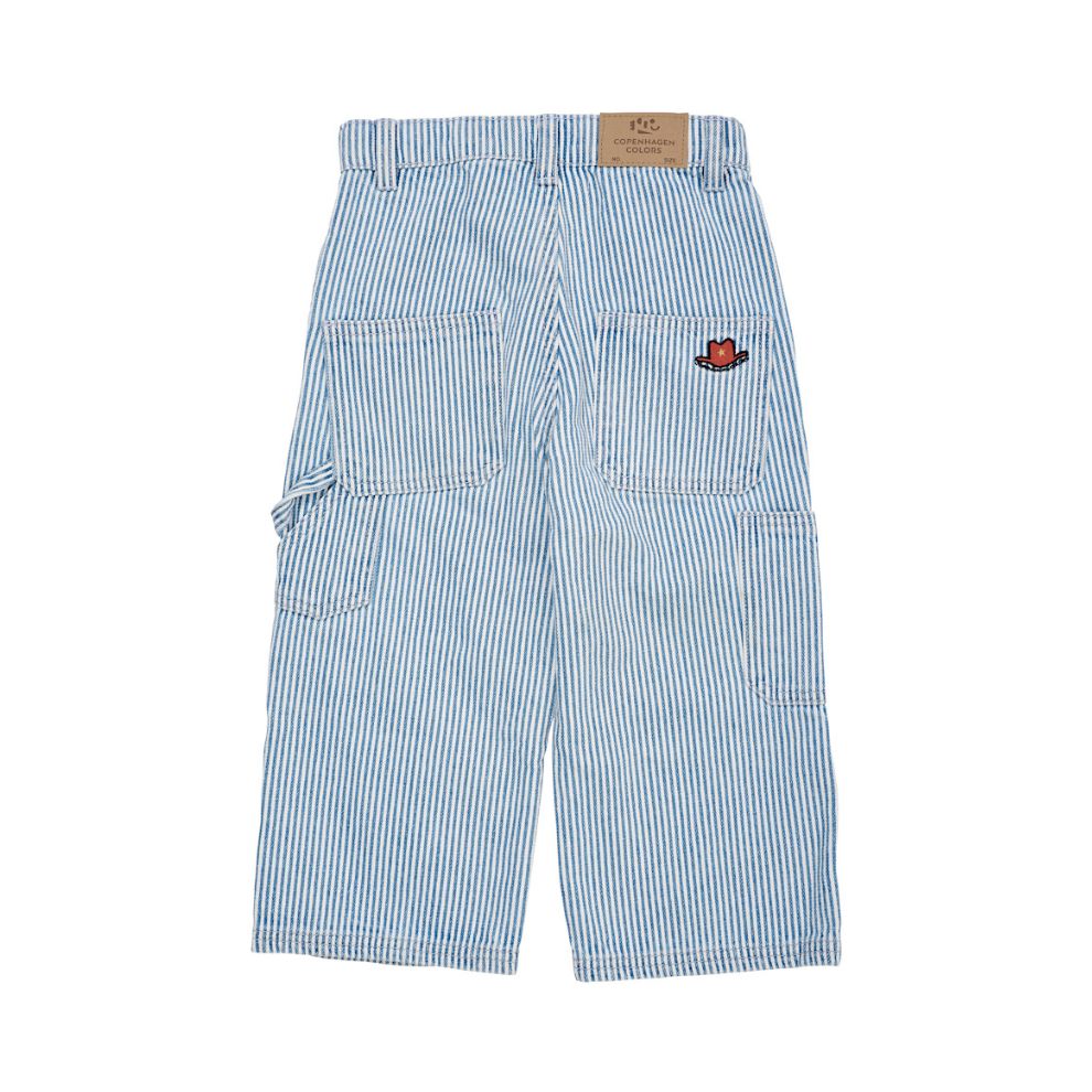 Gestreepte jeans - Spijkerbroek - Biologisch katoen - Copenhagen Colors achter