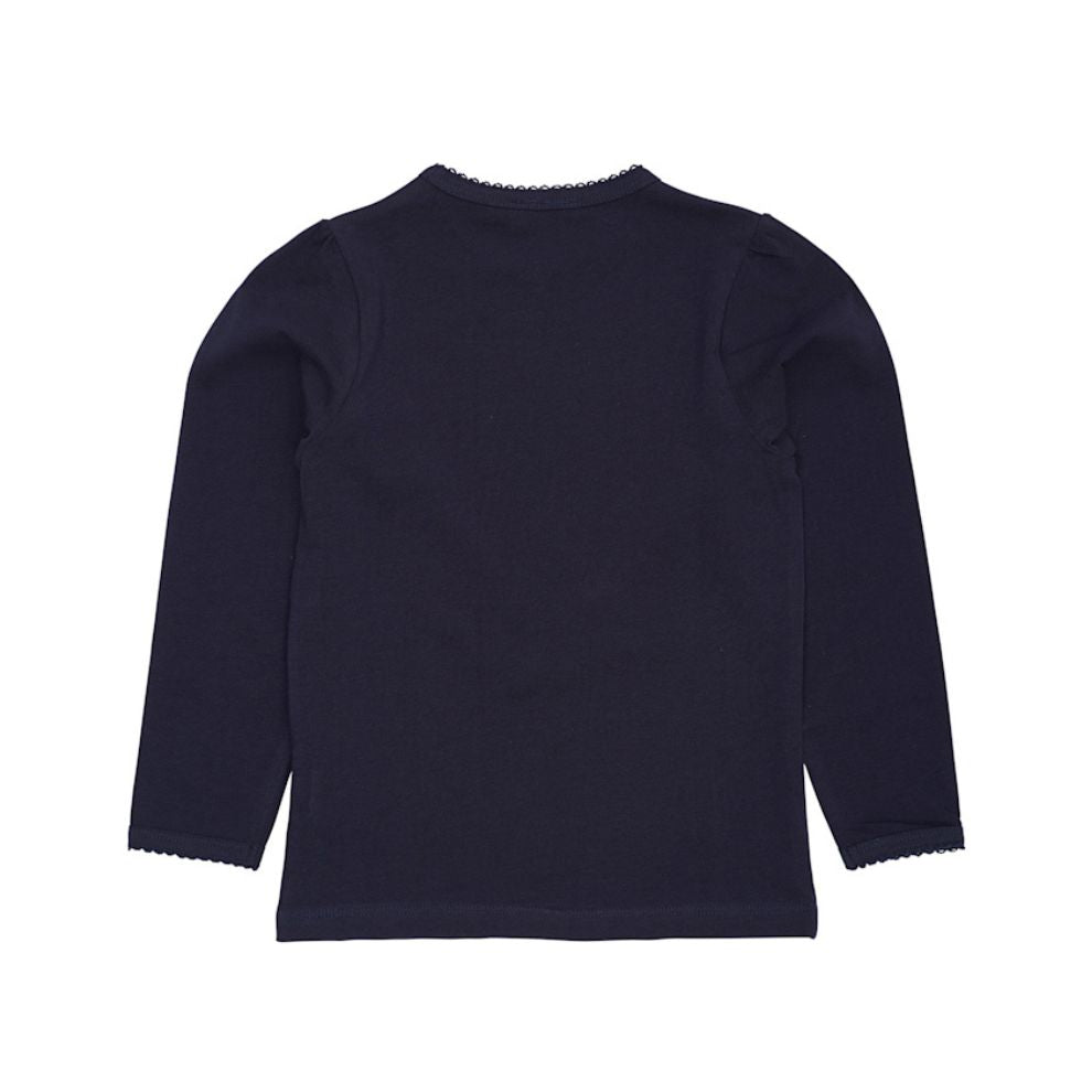 Top lange mouw - Biologisch katoen - Navy - Copenhagen Colors achter