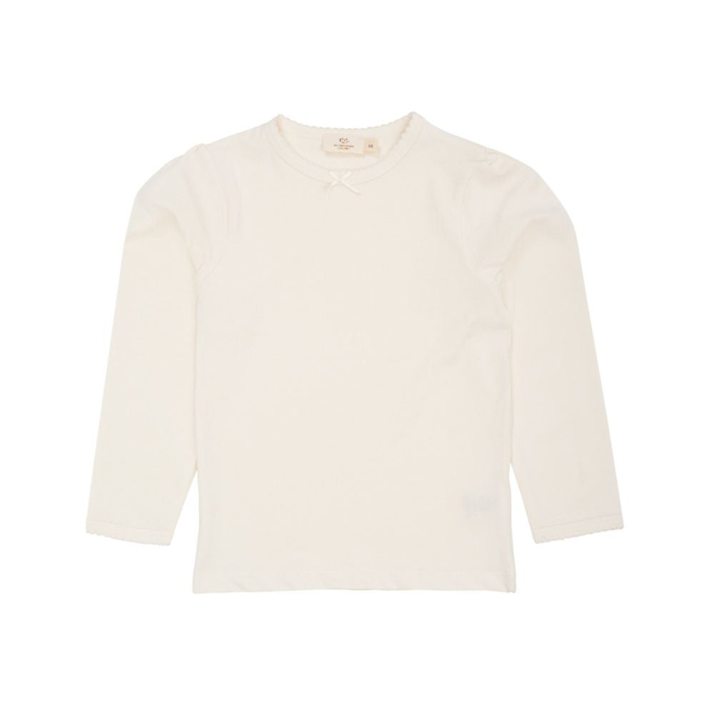 Top lange mouw - Biologisch katoen - Cream/off white - Copenhagen Colors voor