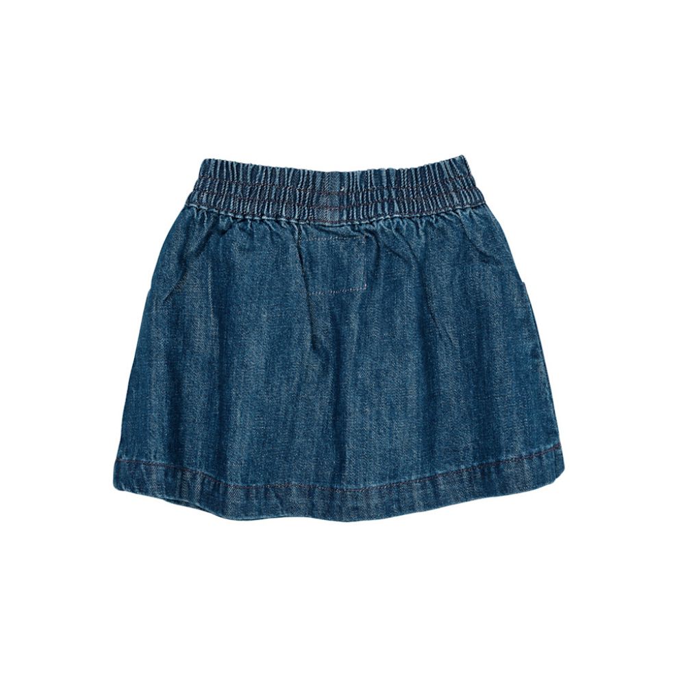 Spijkerrokje - Biologisch katoen - Denim - Copenhagen Colors achter