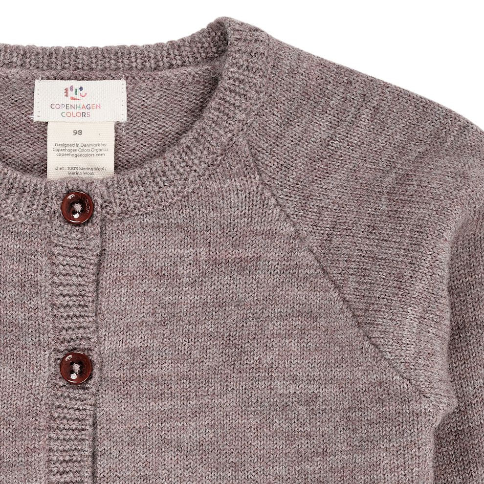 Gebreid vestje - Merino wol - Bruin - Copenhagen Colors close