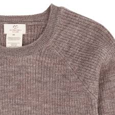 Gebreide Baby Trui - Merino Classic Rib Knit - Merinowol - Naturel Melange - Copenhagen Colors