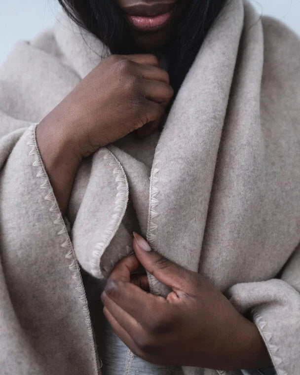 Baby Blanket Wool Fleece - Sand - Engel Natur