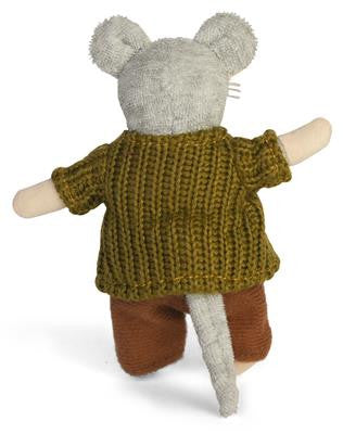 Sam&Julia - Het muizenhuis - Knuffelmuis Sam's vader - 12 cm