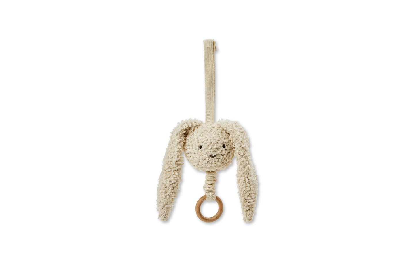 SmallStuff - Muziekmobiel - Bouclé Konijn - OEKOTEX