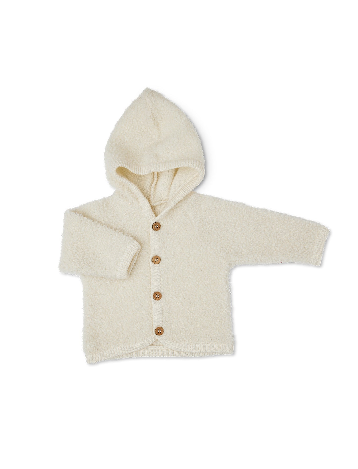 SmallStuff - Bouclé cardigan - Merinowol