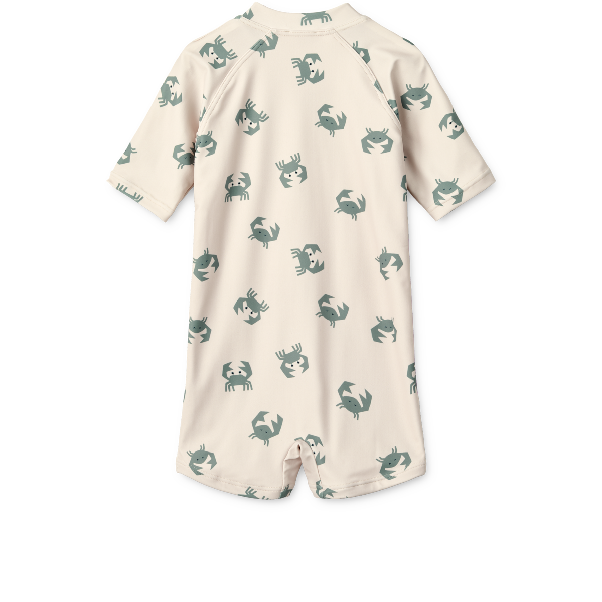 Liewood - Max Shortsleeve Swim Jumpsuit Crab - Zwempak - SPF 40