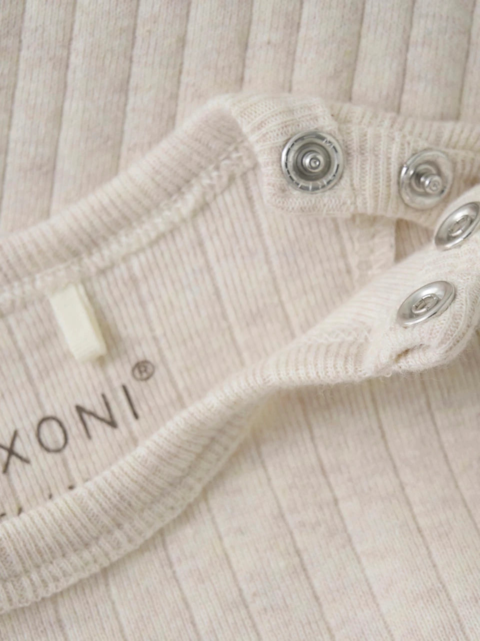 Fixoni - Body LS Melange - Rib - 100% katoen