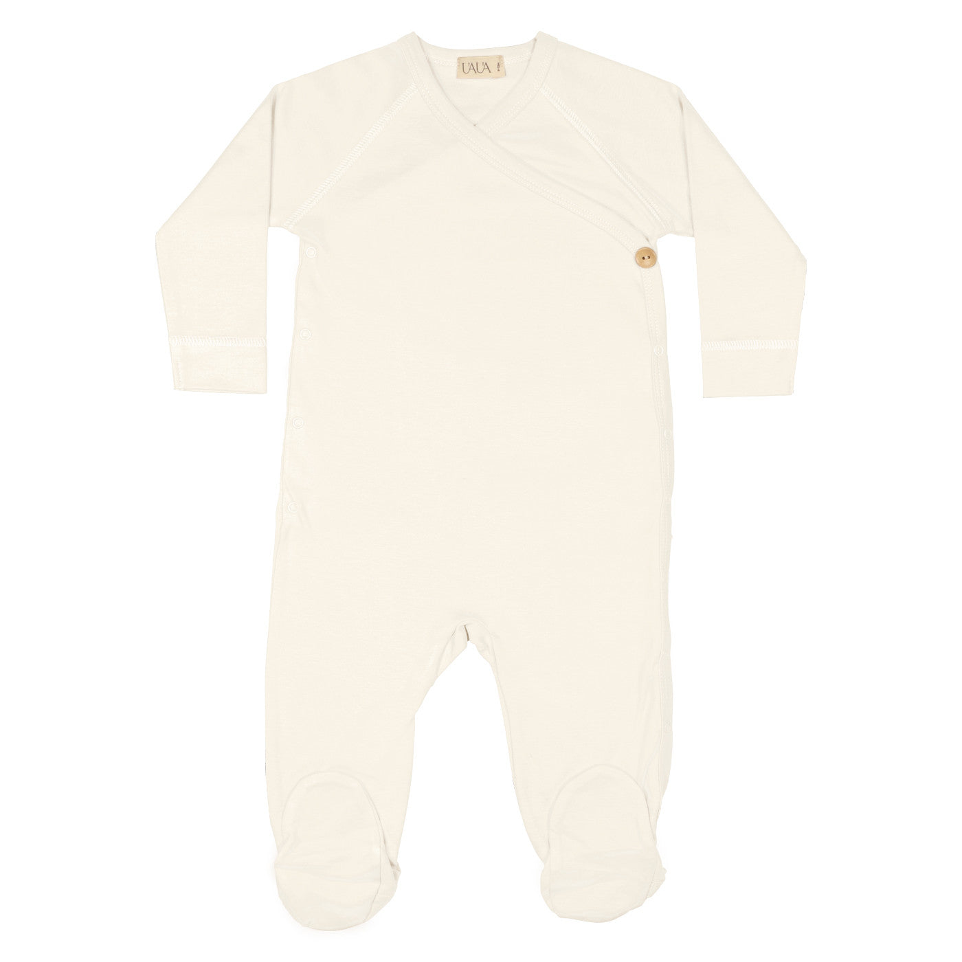 UAUA - Kimono footie with buttons - Romper jumpsuit - 100% pima katoen
