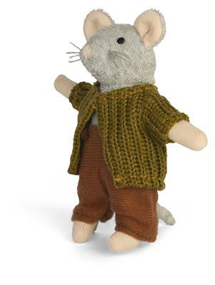 Sam&Julia - Het muizenhuis - Knuffelmuis Sam's vader - 12 cm