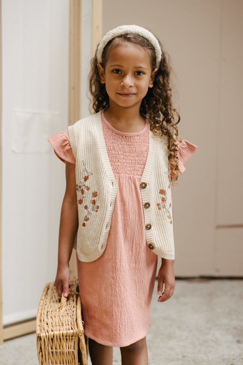 Levv - Rhania Jacket - Gebreid vestje voor kinderen - 100% biologisch katoen