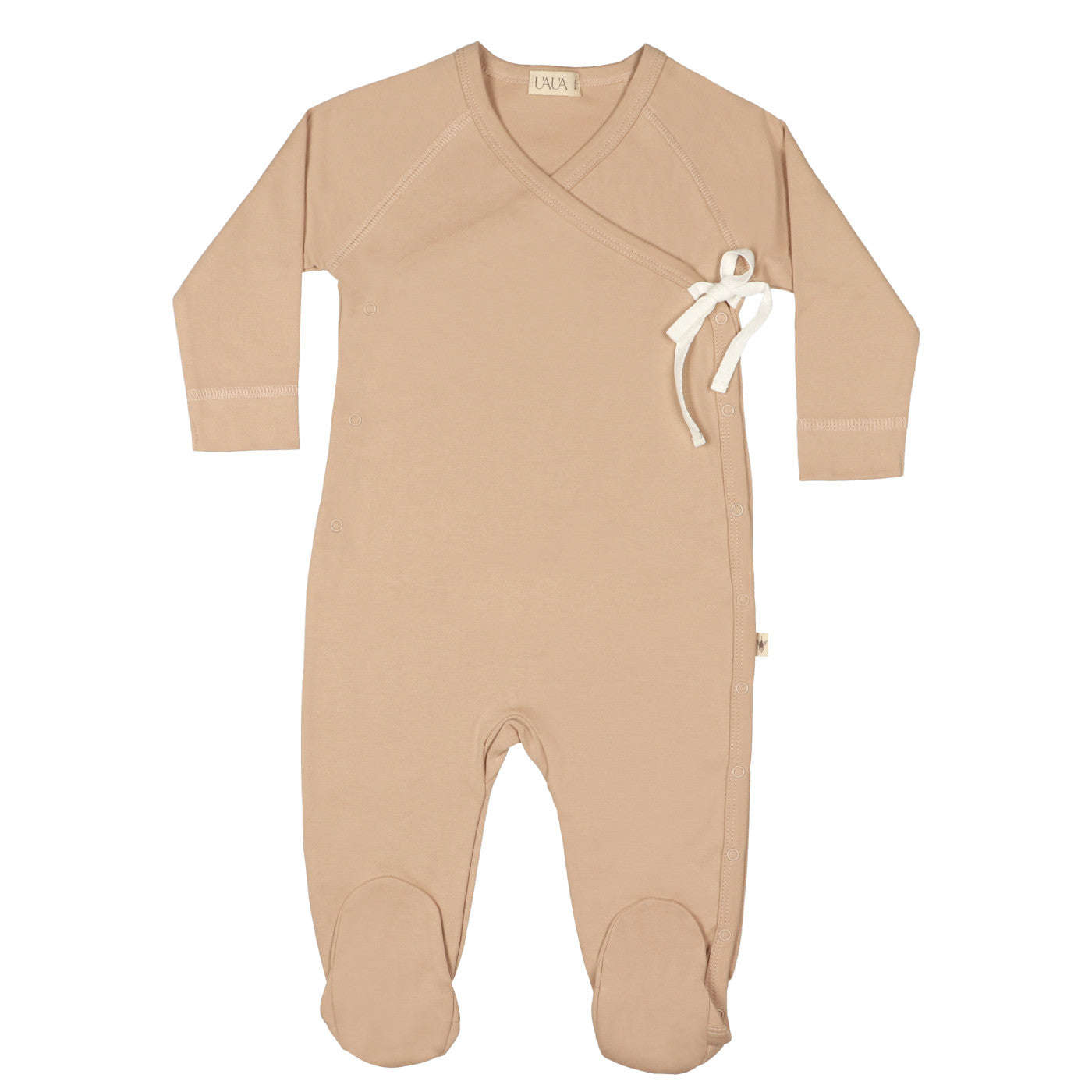 UAUA - Kimono footie with bow - Romper jumpsuit - 100% pima katoen
