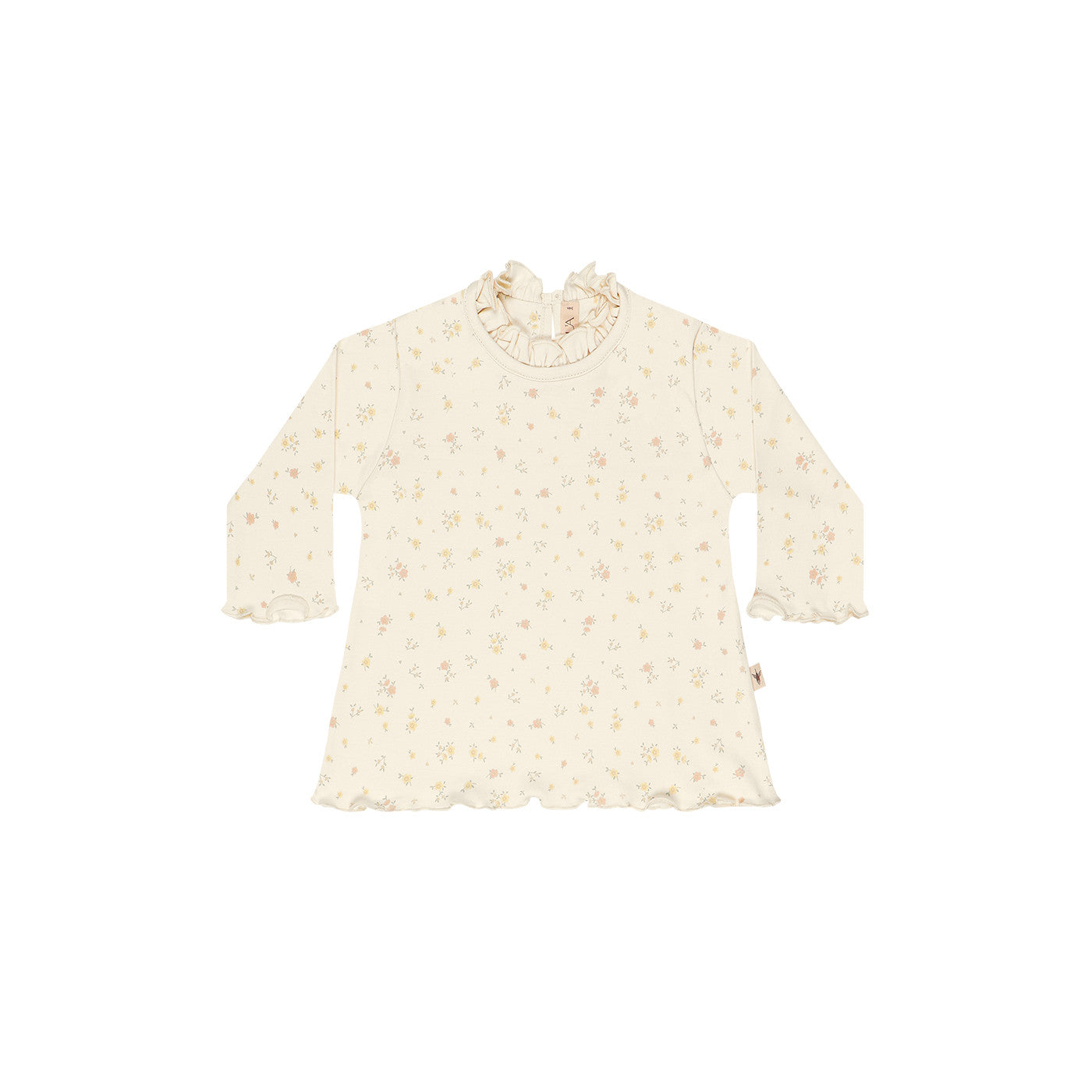 UAUA - Ruffled shirt longsleeve - Top met lange mouwen - 100% pima katoen