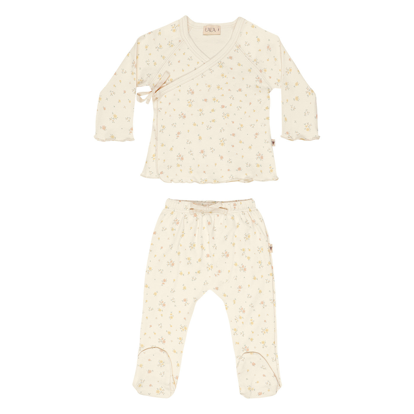 UAUA - Ruffled kimono set - 100% pima katoen