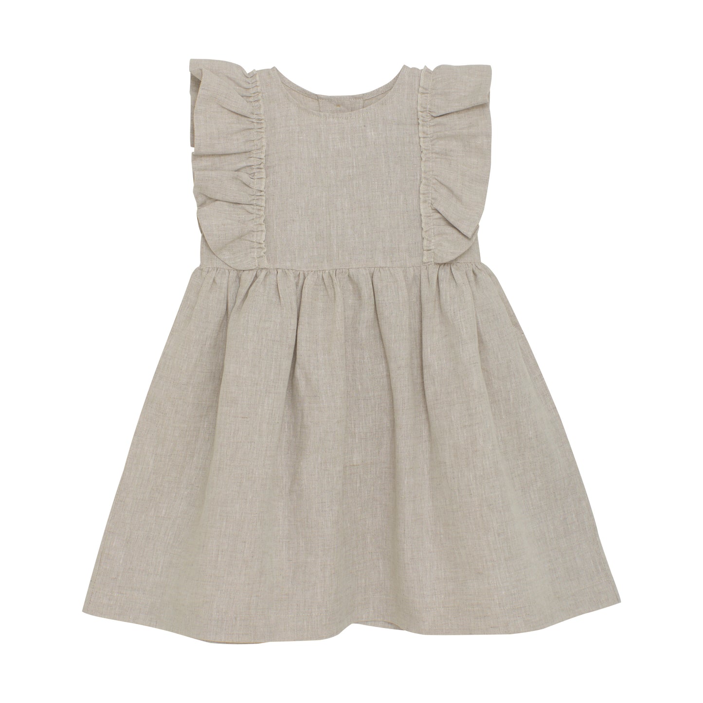 Huttelihut - Dress SS Linen - Jurkje - 100% linnen