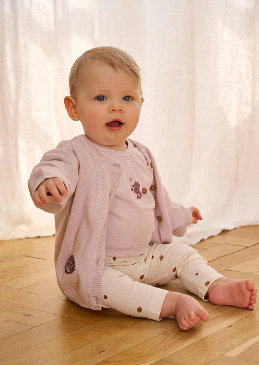 Fixoni - Cardigan Knit - Shell - Gebreid vestje