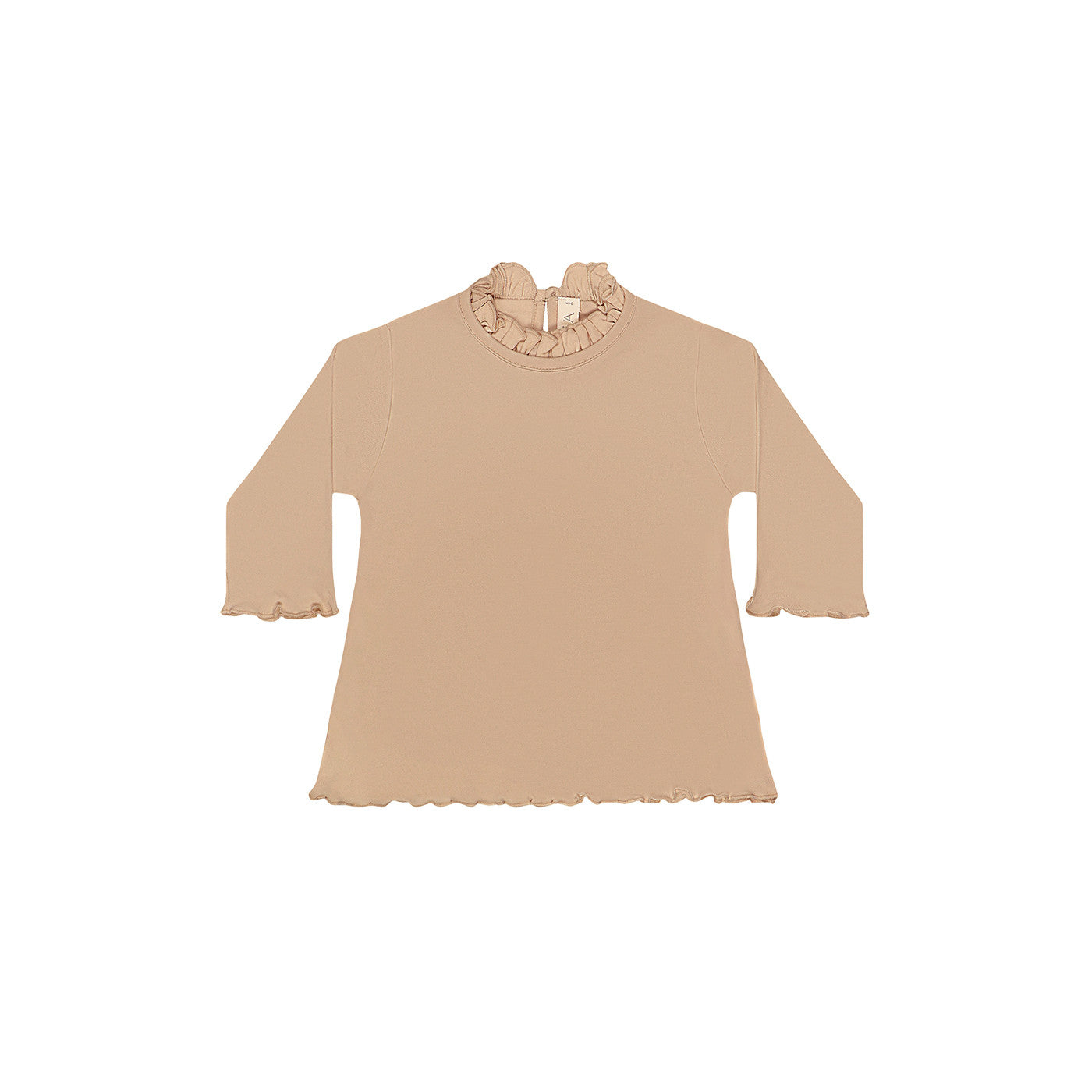 UAUA - Ruffled shirt longsleeve - Top met lange mouwen - 100% pima katoen