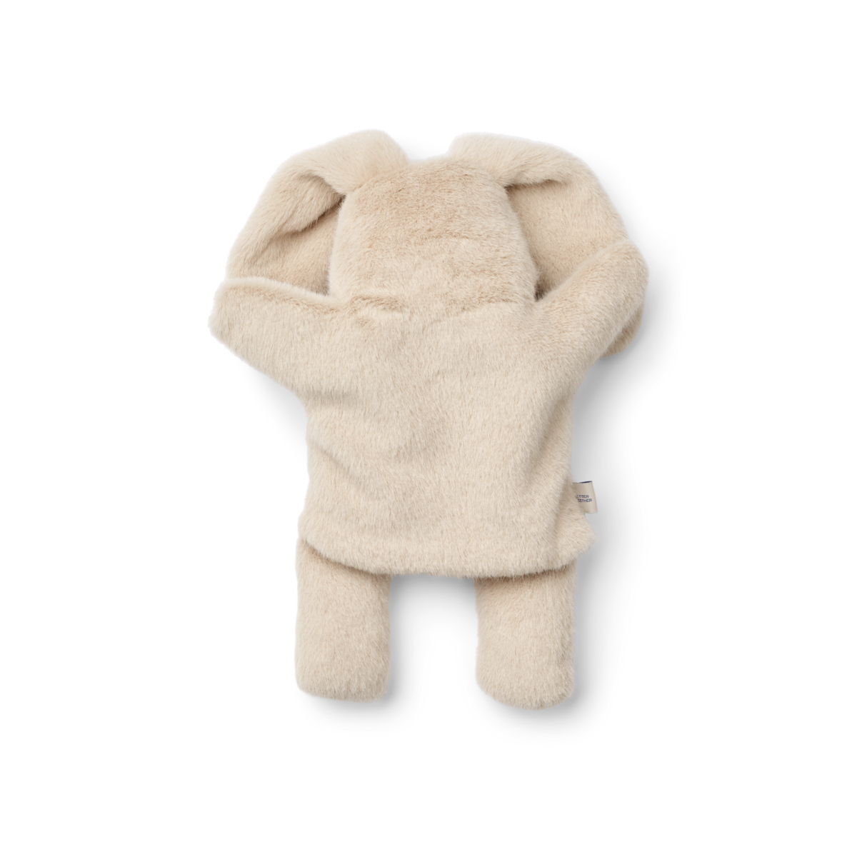 Liewood - Honor Rabbit Hand Puppet - Handpop Konijn - 100% gerecyceld materiaal - achteraanzicht
