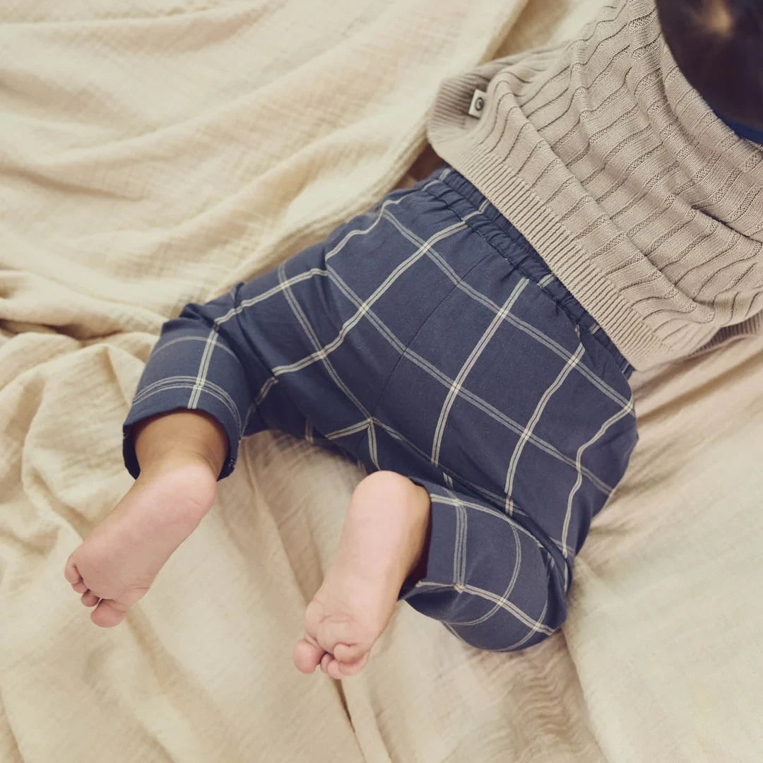 Muesli - Check pants baby - Broekje - 100% biologisch katoen