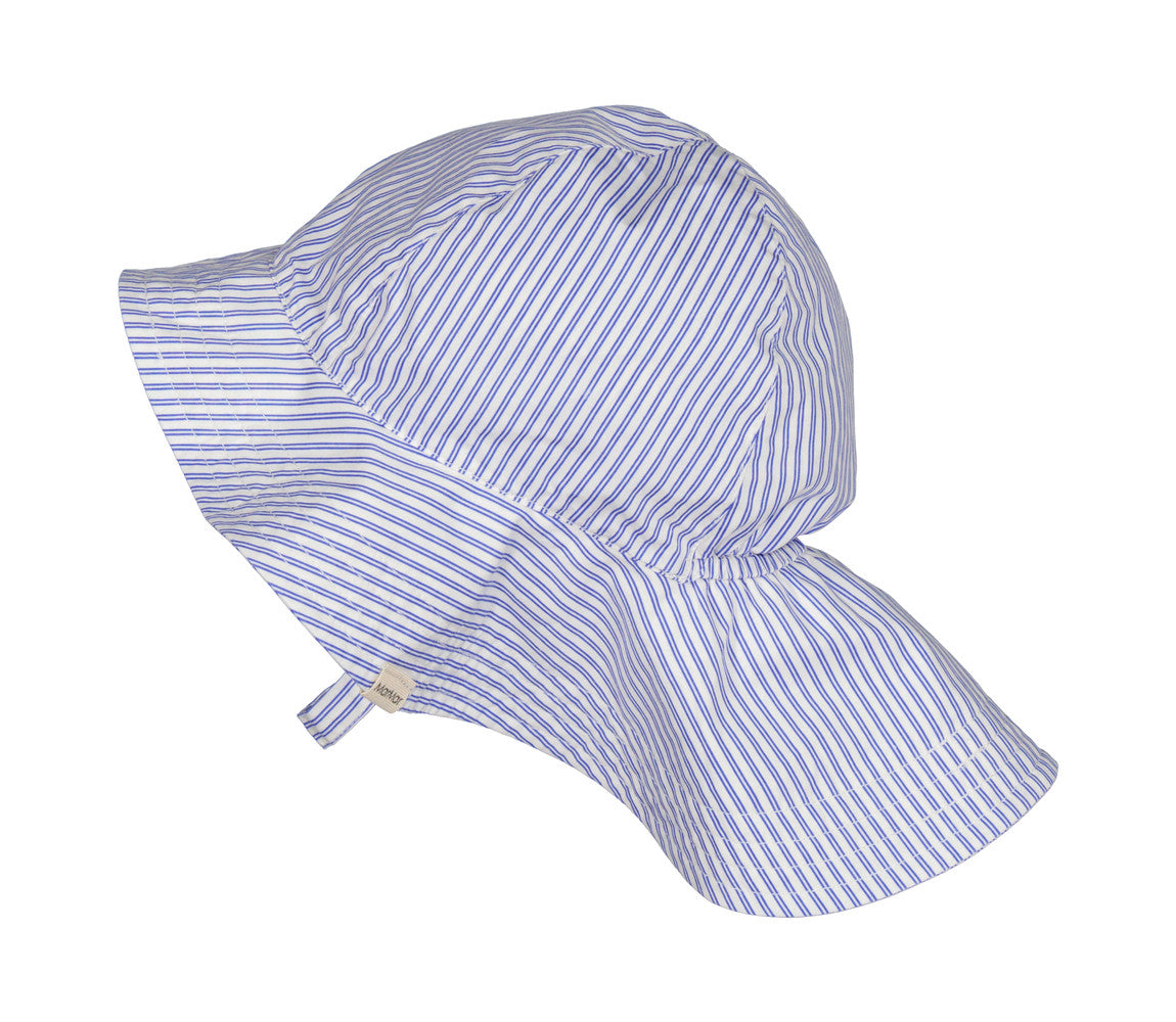 MarMar Copenhagen - Alba Baby Long Poplin Sunhat - Zonnehoed - 100% katoen