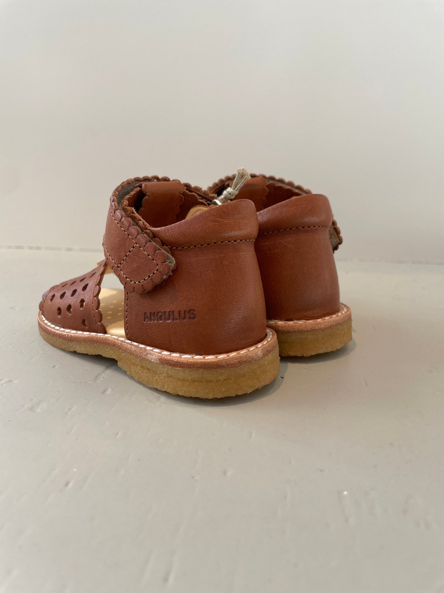 Angulus - Open toe sandal with mini-hearts and velcro - Sandaal