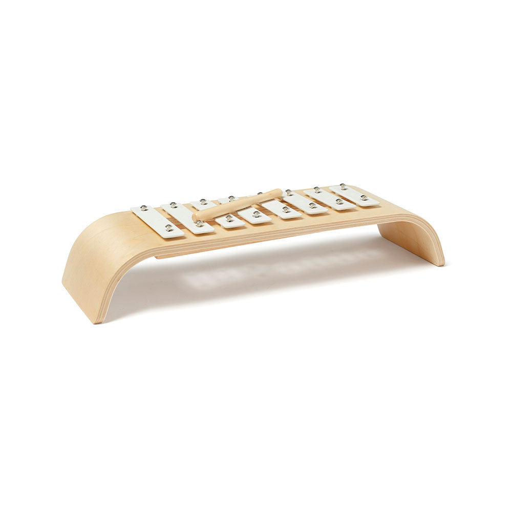 Kid's Concept - Xylofoon wit - Natuurlijk hout