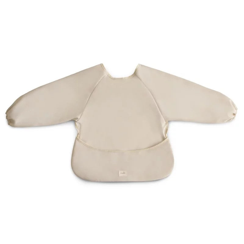 Mushie - Longsleeved Bib - Slabbetje met lange mouwen - 100% katoen polyester