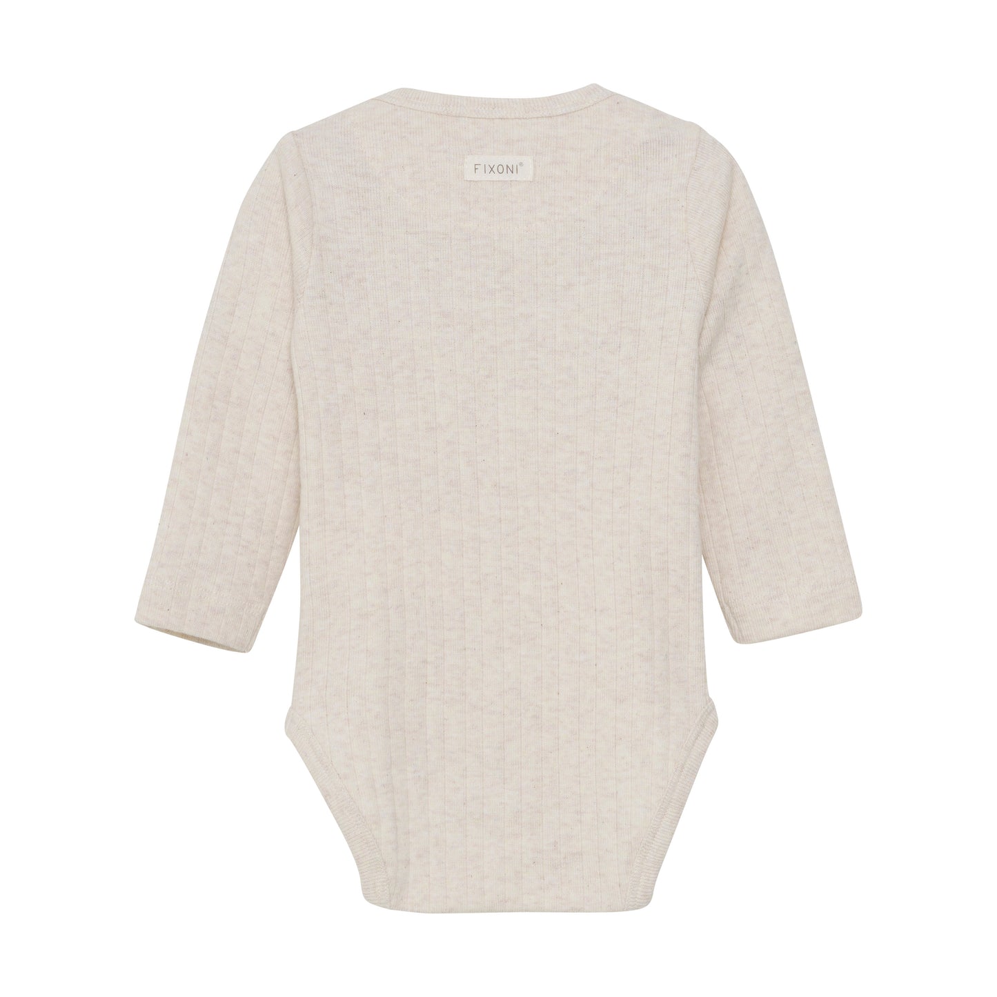 Fixoni - Body LS Melange - Rib - 100% katoen