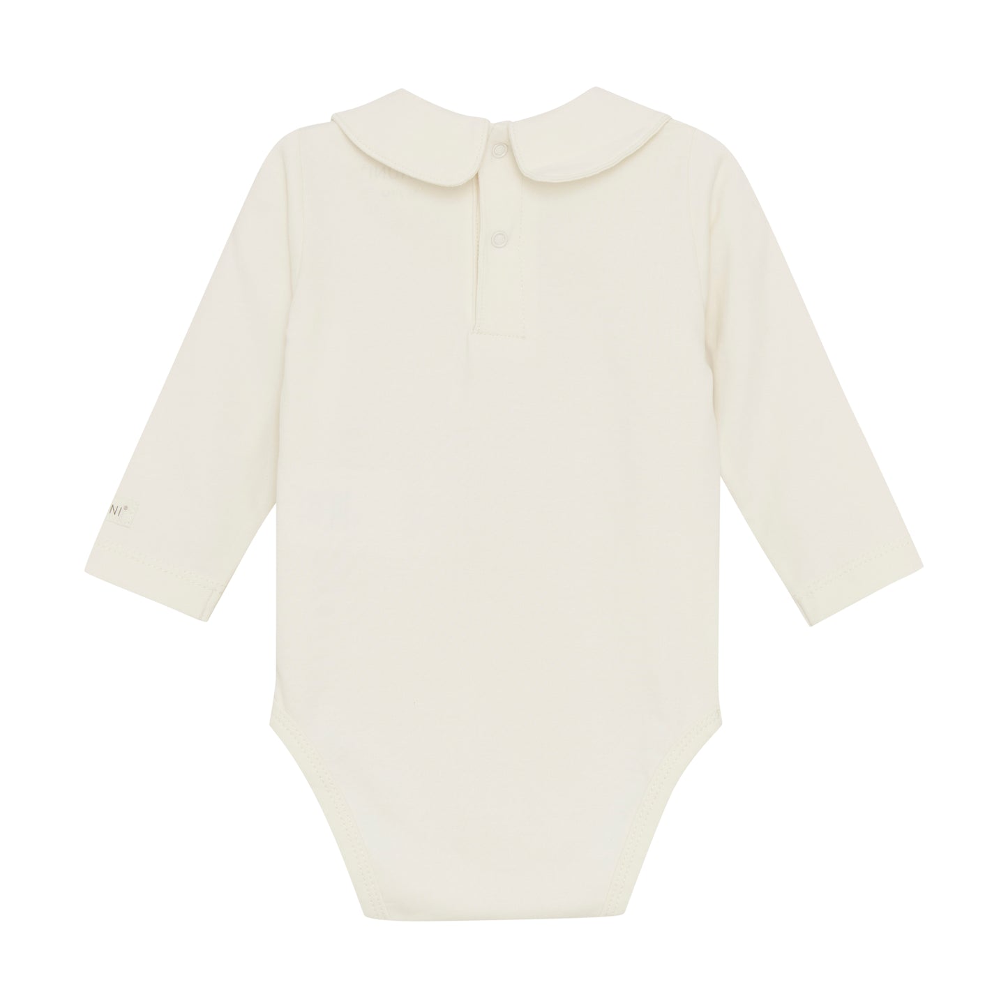 Fixoni - Body LS w. Collar - Romper - Sand - Katoen achterkant