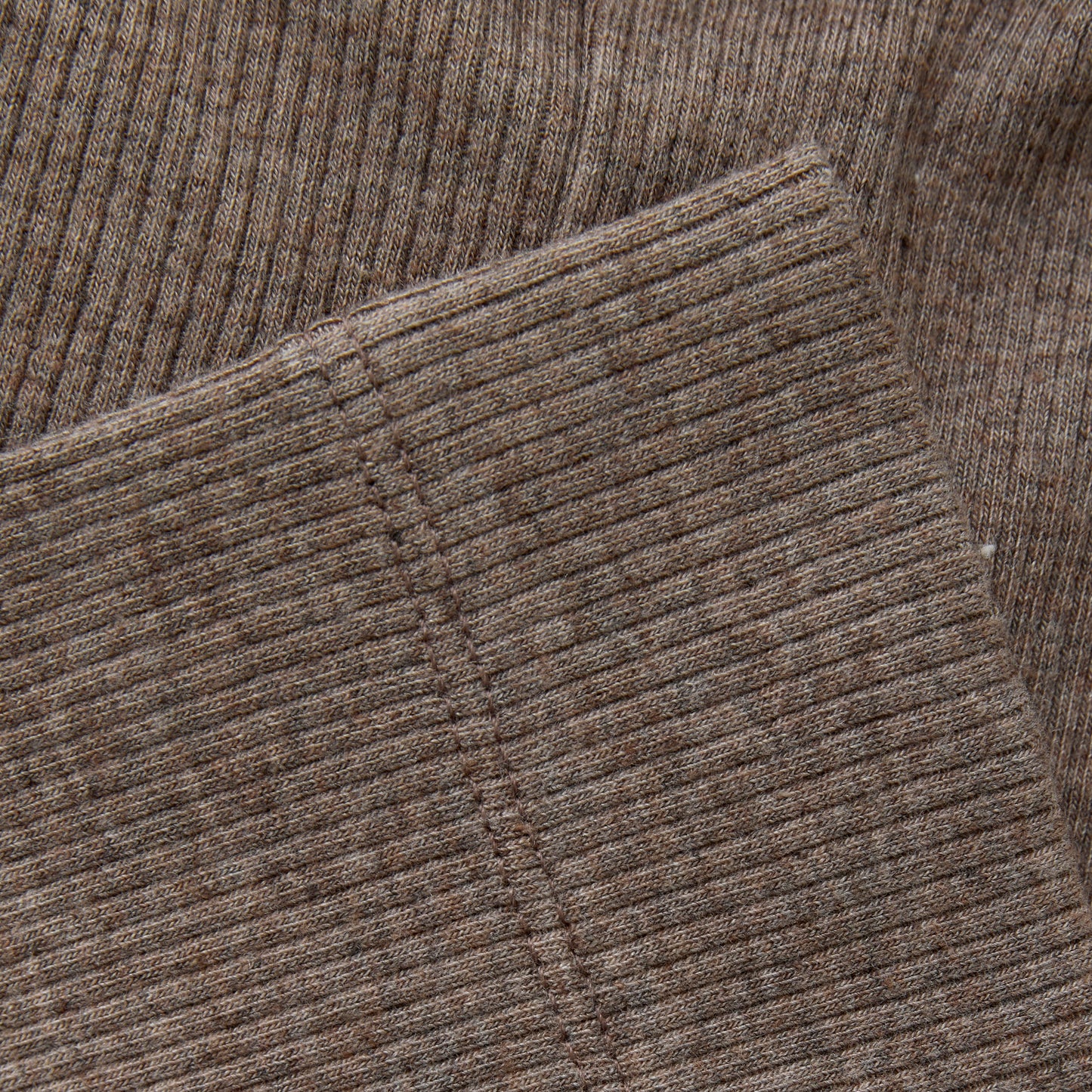 Fixoni - Leggings Melange Rib - Coffee quartz - Modal katoen achterkant