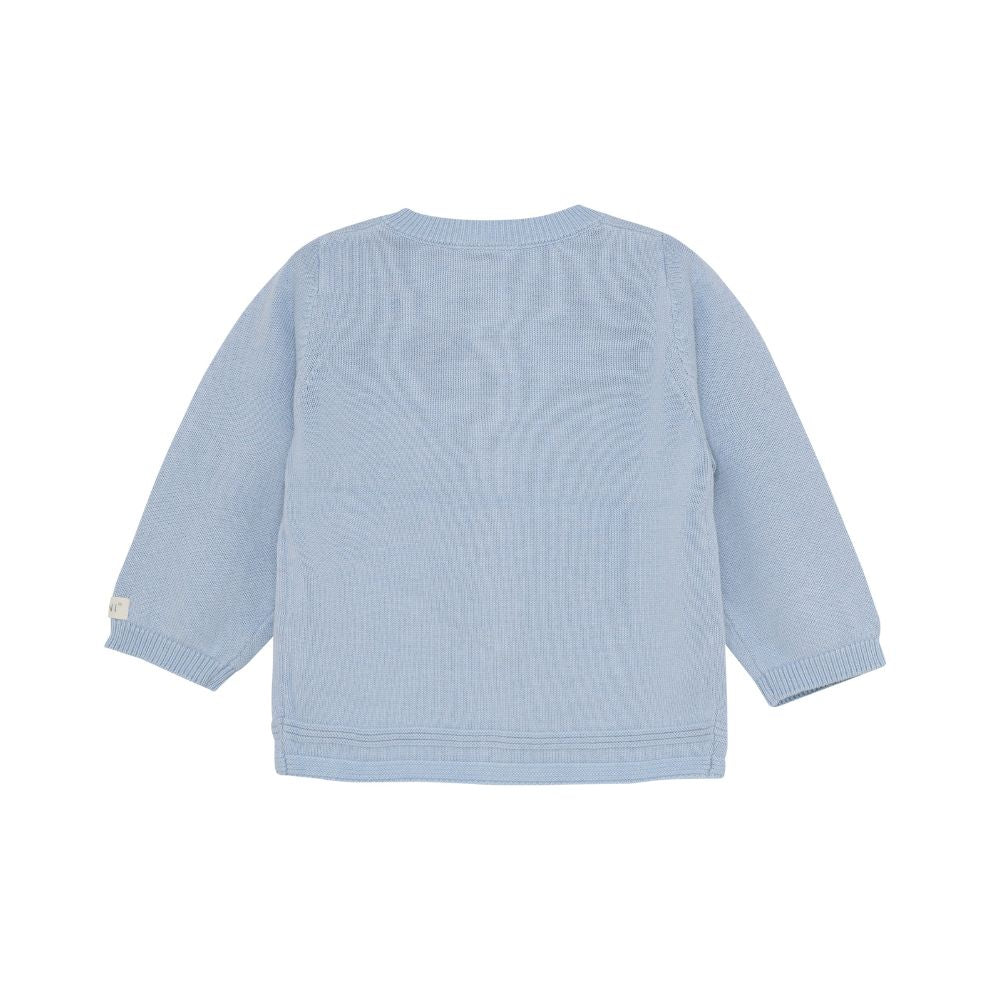 Vestje - Katoen - Blauw - Fixoni achterkant