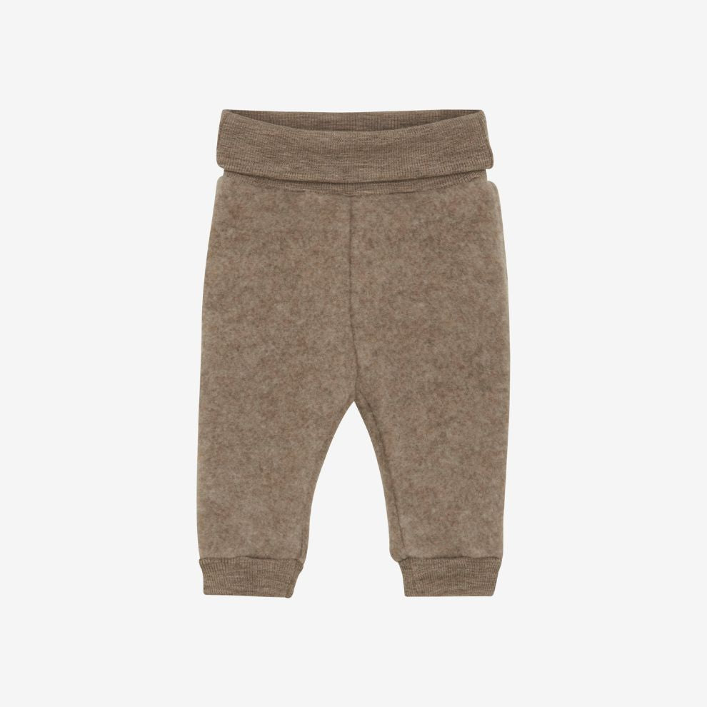 Broekje - Merino wol fleece - Savannah/bruin - Huttelihut voor
