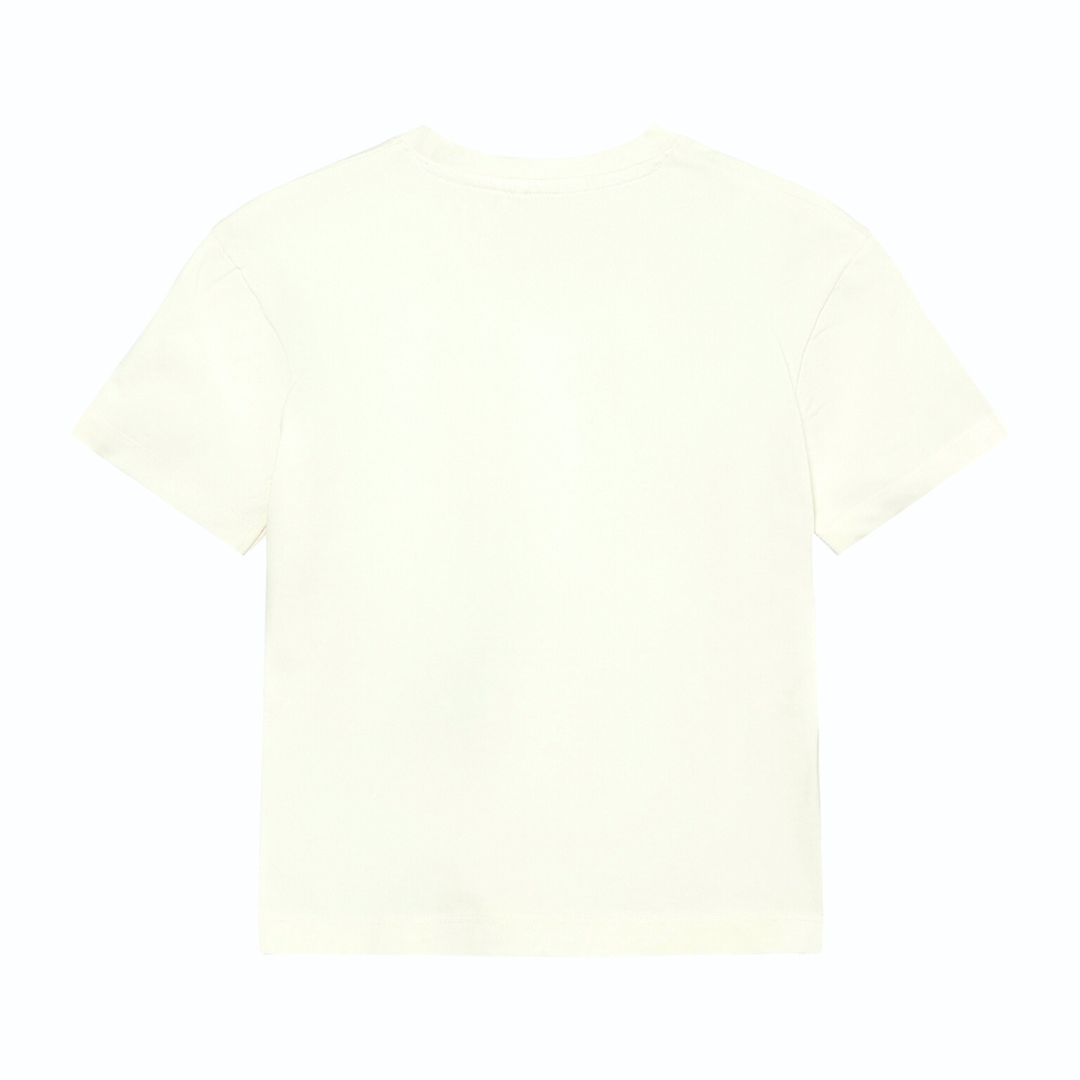 T-shirt - Biologisch katoen - Wit/Antique White - Huttelihut achterkant