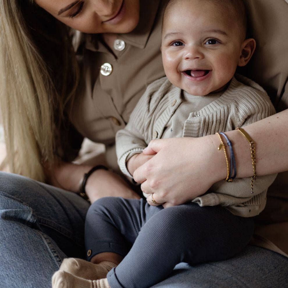 Legging Liam - Biologisch katoen - Donkergrijs - Levv lifestyle