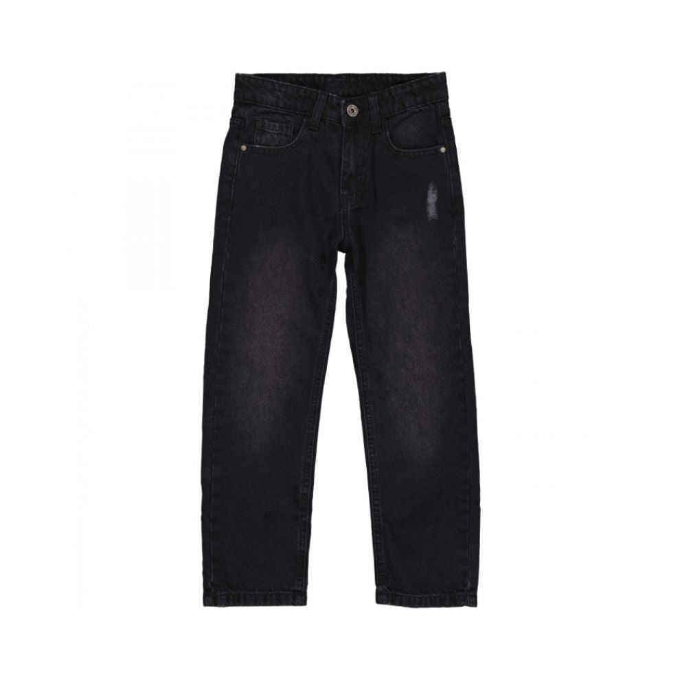 Spijkerbroek Jaimy - Katoen - Dark grey/donkergrijs - Levv voorkant