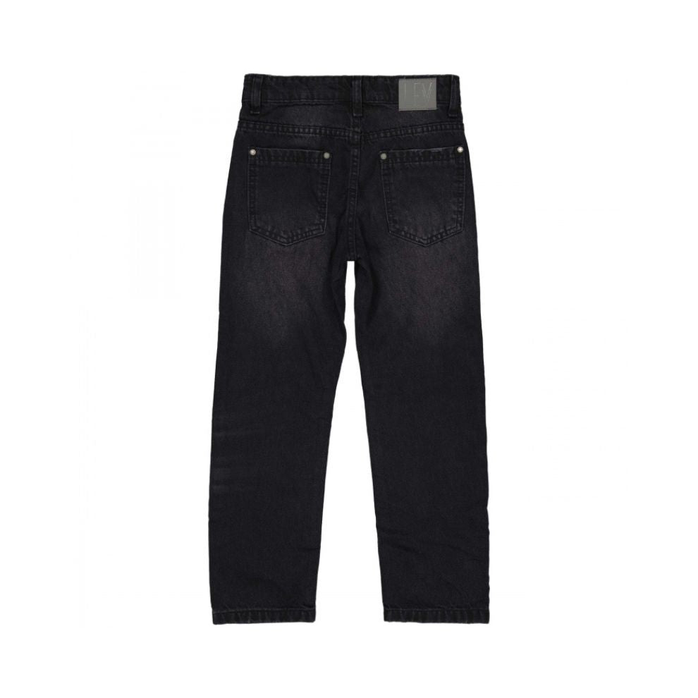 Spijkerbroek Jaimy - Katoen - Dark grey/donkergrijs - Levv achterkant