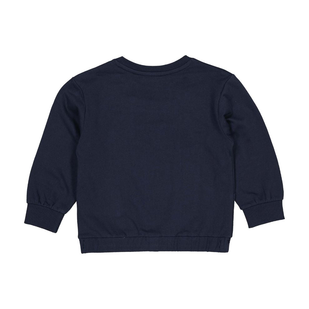 Sweater Valiant - Katoen - Night blue/navy - Levv achterkant